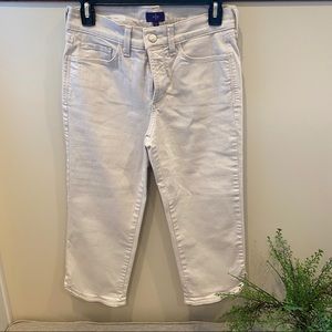 NYDJ, beige denim, sz 2.